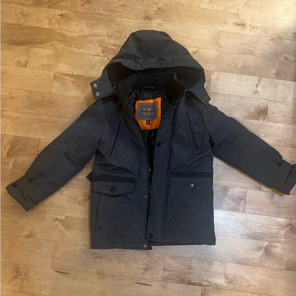 Black puffer jacket